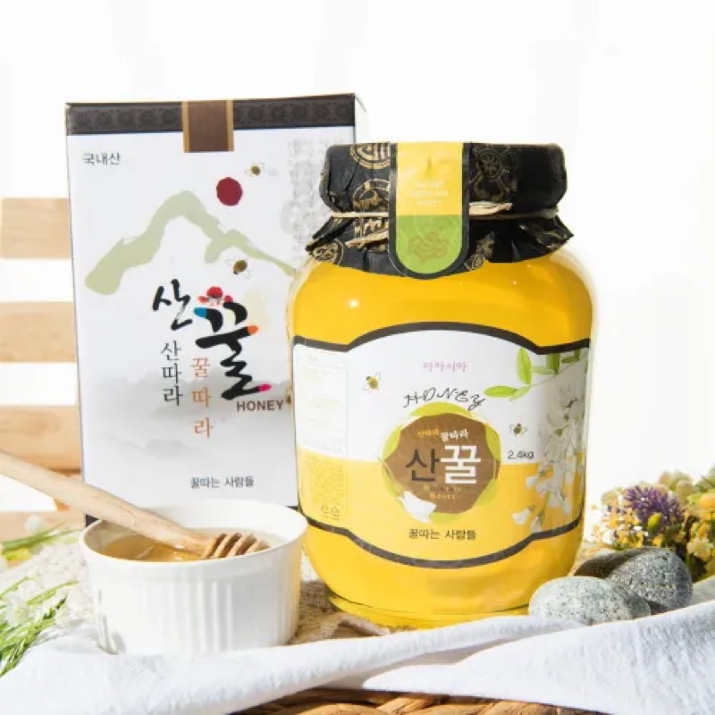산꿀 2.4kg 선물세트